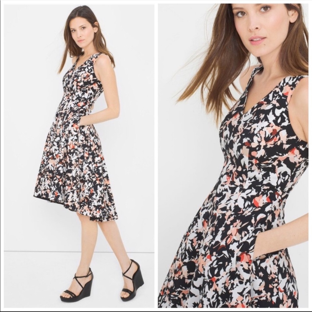 NWT White House Black Market Printed Sundress